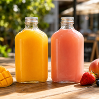 350ml jetable PET plastique petite capacité café lait thé jus Champagne bouteille bouchon à vis Portable filtre Soda boissons énergisantes