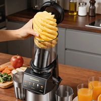 Extracteur de jus électrique professionnel 600 ml à pression à froid et mastication lente pour légumes, usage domestique, emballage cadeau, OEM disponible
