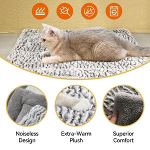 Gran oferta, autocalentable cama para gatos, lavable, antideslizante, autocalentamiento perrera para mascotas con almohadilla para pequeños y medianos para gatos, perros - Product Image 3