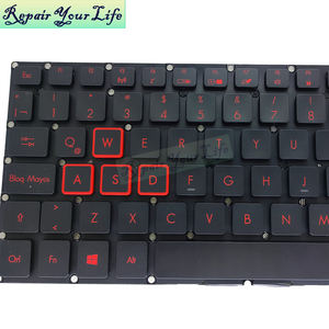 La คีย์บอร์ดแล็ปท็อปแบ็คไลท์แบบละตินสำหรับ <span class=keywords><strong>Acer</strong></span> <span class=keywords><strong>Predator</strong></span> <span class=keywords><strong>Helios</strong></span> <span class=keywords><strong>300</strong></span> <span class=keywords><strong>G3</strong></span>-571 <span class=keywords><strong>G3</strong></span>-572 VX15 VX5-591คีย์บอร์ด LG5P_A51BRL ปุ่มสีแดง - Product Image 4