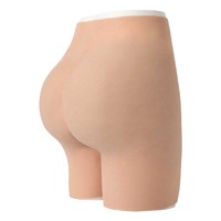 Culotte en silicone pour hommes, rembourrée et épaissie, pour rehausser les fesses, pour cosplay et déguisement, sous-vêtement grande taille en silicone
