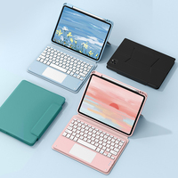 Cocok untuk Keyboard ajaib untuk Ipad Pro 112018/2020/2021/2022 casing silikon magnetik dengan Keyboard Keyboard Bluetooth nirkabel