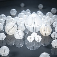 Balle creuse en plastique PP polyédrique, directement de l'usine, pour le traitement des eaux usées et le remplissage de tours d'absorption de gaz
