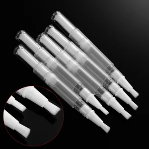 3ML 3G Vide Nail Oil Polish Pen Nail Oil Bottle Dents Whitening Pen Lip Gloss Bottle Tubes, DIY Cosmetic Tool, 50pcsLot - Product Image 4