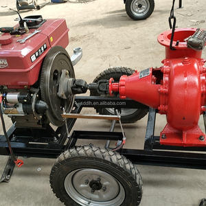 משאבת מים השקיה דיזל אדומה 8 אינץ' זרימה 350m3/h קיבולת גדולה משאבת ביוב עירונית - Product Image 5