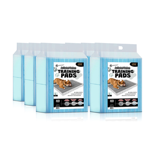 Tampons de pipi imprimés extra larges en charbon noir 6 couches pour chiot - Product Image 2