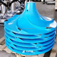Mélangeur Hyperboloïde GSJ-1500-4 pour Réacteur de Boues Oxydées, Mélangeur-Pompe Industriel à Surface Doublement Courbe, Basse Vitesse, en PRV, 1000 L/Heure