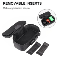 Sac de transport anti-odeur pour pipe avec serrure à combinaison, étui de rangement, cadeau de voyage en plein air, sac à pipe portable et pratique