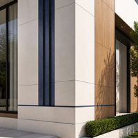 Panneau composite en aluminium 3D Touch 4 mm ignifuge, revêtu de fluorocarbone, antistatique, antibactérien, façade murale extérieure moderne