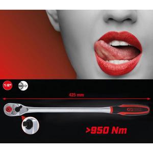 KS TOOLS-935,1295 1/2 ''Monster trinquete reversible Largo 100 dientes-EAN 4042146865477 RATCHETS 1/2" - Product Image 2