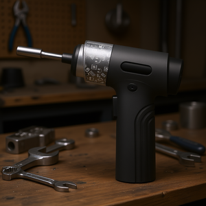 Tournevis électrique sans fil, batterie 2500 mAh, couple 0,5-5 Nm, 220 tr/min, affichage numérique, lumière LED, ensemble de 32 pièces - Product Image 2