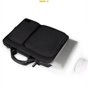 Maletín para Computadora Portátil de Poliéster de 15.6 Pulgadas, Ligero e Impermeable, Maletín Impermeable para Computadora Portátil de 13.3 Pulgadas y 14 Pulgadas, Bolsa de Hombro para Viajes - Product Image 6