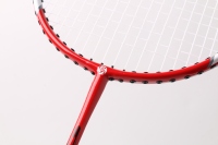 Raquette de badminton professionnelle en acier, légère, de haute qualité, couleur personnalisable, pour joueurs avancés, entraînement en salle/extérieur