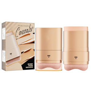 Corrector de Doble Punta con Brocha Integrada, Cobertura Total, Corrector Facial Resistente al Agua, Corrector de Tono de Piel Natural, Cosmético - Product Image 3