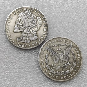Berbagai Koin Hobo Amerika Serikat, Koin Morgan Antik Bergaya Klasik, Koin Peringatan, Hadiah, Dekorasi Rumah - Product Image 1