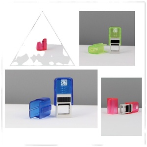 Kit <span class=keywords><strong>de</strong></span> <span class=keywords><strong>Sellos</strong></span> Autoentintables <span class=keywords><strong>de</strong></span> Plástico con Diseño Sofisticado, Mini Rectángulo <span class=keywords><strong>de</strong></span> 15 x 6 mm, Logotipo Personalizado, Firma Personal, Tinta para Oficina - Product Image 4