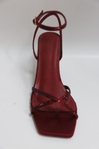 Sandali di Lusso da Donna con Tacco Alto di Designer, Marche Famose, Personalizzabili, Estivi con Cinturino alla Caviglia, Slip-On, Tacco Sottile con Strass - Product Image 5