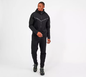 Vêtements de sport de fitness légers et personnalisés pour hommes Jogging d'hiver <span class=keywords><strong>en</strong></span> laine avec doublure <span class=keywords><strong>en</strong></span> Sherpa avec sweat à capuche et <span class=keywords><strong>pantalon</strong></span> - Product Image 5