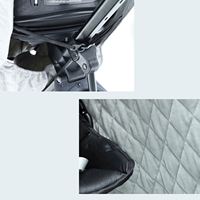 Couverture de pluie coupe-vent pour bébé, protection intégrale, couverture de pluie épaisse pour bébé en hiver, pour poussette