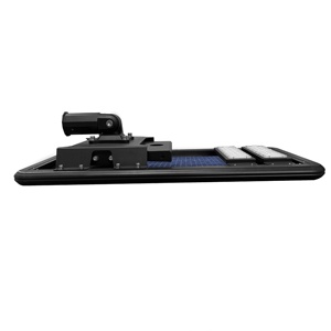 Lampadaires solaires tout-en-un avec boîtier de batterie mobile et panneau solaire monocristallin bifacial - Product Image 3