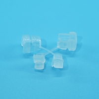 Clips Moldeados para Cables de Alimentación y Protectores de Cables, Transparentes/Verdes/Blancos/Negros, Organizadores de Cables de Plástico - Modelo 2P