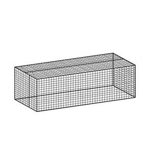 Nhiệm vụ nặng nề 70 'x 14' x 12 'tùy chỉnh HDPE bóng chày batting lồng bóng mềm batting lưới - Product Image 1