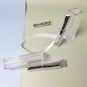 Shantou-Envase de lápiz labial transparente, tubos de lápiz labial con corazones, color blanco y negro - Product Image 6