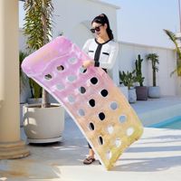 Bouée gonflable en PVC pour adultes et enfants, planche de surf de plage avec motif ciel étoilé, durable, couleur et taille personnalisables