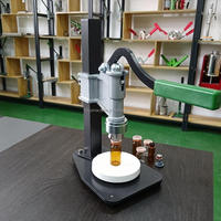 Scelleuse de bouteilles en verre facile à utiliser, sertisseuse manuelle professionnelle pour flacons 13 mm 20 mm, machine à capsuler les flacons en acier inoxydable