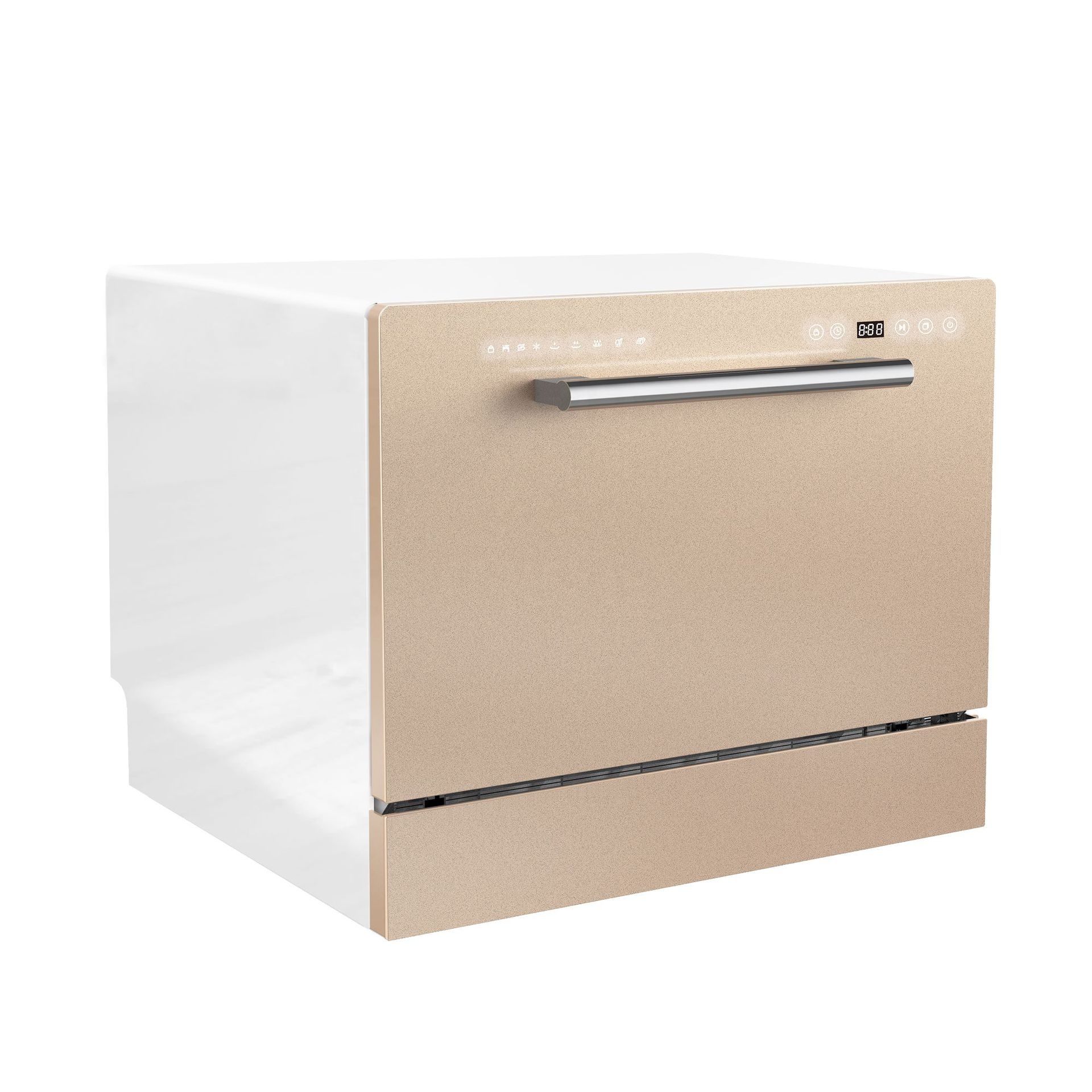 Водосберегающая и энергосберегающая Удобная посуда, 6 комплектов посуды, автоматическая Бытовая посудомоечная машина