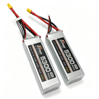 Baterai Lipo 6S 22.2V 5300mAh 75C High Discharge untuk Helikopter RC Kelas 700 Jet EDF 70mm 80mm dan Drone FPV 6S