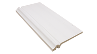 Moulage PS en plastique blanc rustique facile à installer plinthe décorative intérieure pour villa intérieure planches étanches