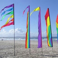 Drapeau d'extérieur Bali de 5.6m, couleur personnalisée, festival