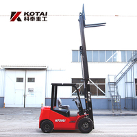 Chariot élévateur électrique KOTAI KF20Li de 2 tonnes et 2,5 tonnes avec batterie lithium-ion et pneus pneumatiques pour la manutention et le levage de marchandises
