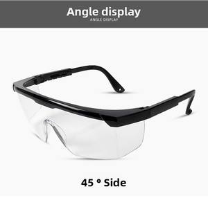 نظارات سلامة عامل خفيفة الوزن معتمدة من ANSI Z87.1 نظارات واقية بلاستيكية بصرية عالية التأثير بإطار كمبيوتر لسلامة العمل - Product Image 3