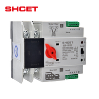 Interrupteur de transfert automatique triphasé SHCET SH2R-100II 230V 100A 2P 20kA Capacité de coupure Industrielle