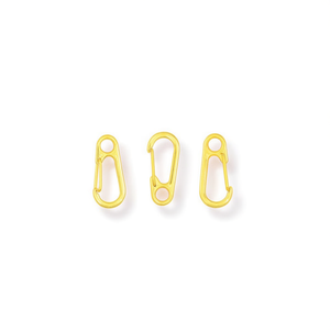 Ganci per Portachiavi Ilan 30mm Oro Set da 3 Pezzi per Uso su Abbigliamento - Product Image 2