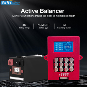 HeltecEnergy 4S 5A อุปกรณ์ปรับสมดุลแบตเตอรี่แบบแอคทีฟพร้อมหน้าจอแสดงผล 5A ตัวปรับสมดุลแบตเตอรี่พร้อมจอแสดงผลแรงดันไฟฟ้า DS0855 อุปกรณ์ปรับสมดุลแบบแอคทีฟ DS0855 - Product Image 5