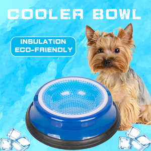 Bol rafraîchissant pour chien en ABS écologique, effet givré, pour garder au frais - Product Image 1