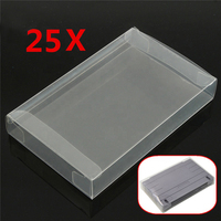 Boîtes d'emballage extérieures en PVC Boîte de protection de jeu vidéo transparente personnalisée pour SNES N64