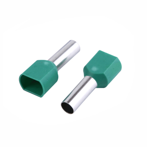 Copper Tube Series Insulated Bootlace Ferrule <b>Terminals</b> Insulated Twin Cord End Electrical Wire Crimp <b>Terminals</b> - Product Image 2