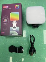 Unité d'éclairage réflecteur de poche MJ-05 - Dispositif d'éclairage pour photographie en direct - Lampe à lumière douce RGB - Lampe réflecteur pour téléphone portable