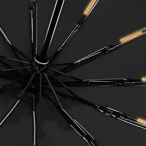 <span class=keywords><strong>Parapluie</strong></span> <span class=keywords><strong>Pliant</strong></span> Personnalisé Portable Coupe-<span class=keywords><strong>Vent</strong></span> Automatique Revêtement Noir <span class=keywords><strong>Anti</strong></span>-UV, 12 Baleines, Pour Hommes Femmes Voyage Pluie, Avec Logo - Product Image 3