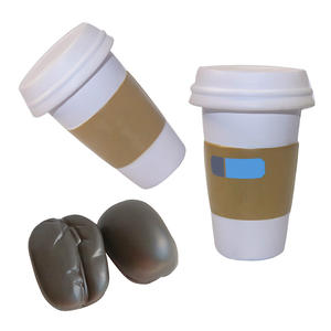 Juguete antiestrés personalizado, bola antiestrés de espuma pu, vaso para beber, café, estrés, regalo promocional, novedad - Product Image 1