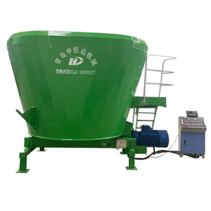 Mélangeur d'aliments vertical industriel stationnaire TMR avec alimentation électrique pour ferme laitière moderne - Product Image 2