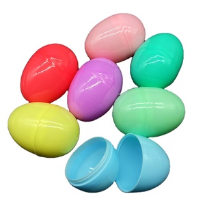 Trứng Phục Sinh Bằng Nhựa Hỗn Hợp Sáu Màu Macaron 40X60Mm Cho Trẻ Em Giỏ Săn Bắn Trò Chơi Tiệc Phục Sinh - Product Image 1