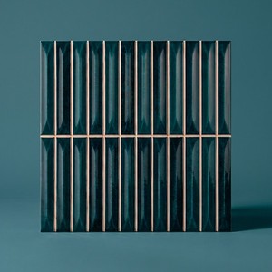 Piastrelle Decorative Blu Medina 12x12 Pollici, Ceramica Lucida per Pareti e Pavimenti, Design Moderno per Interni - Product Image 1