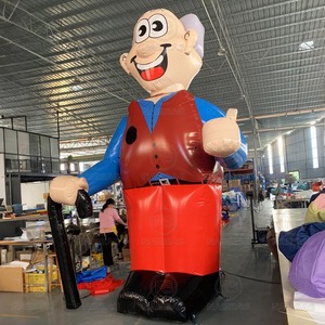 Globo inflable personalizado <span class=keywords><strong>de</strong></span> 4m <span class=keywords><strong>de</strong></span> altura, muñeca <span class=keywords><strong>Abraham</strong></span> Holland, decoración <span class=keywords><strong>de</strong></span> patio <span class=keywords><strong>de</strong></span> dibujos animados, globo inflable <span class=keywords><strong>Abraham</strong></span> - Product Image 2