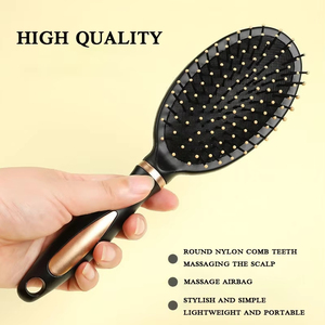 Wholesale Custom Home 3Pcs Set Scalp Massage Airbag Comb Plastic Handle <strong>Curly</strong> and Detangling Hair <strong>Brush</strong> - Product Image 3