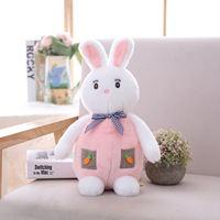 CustomPlushMaker vente en gros stock nouveau mignon lapin en peluche jeter oreiller poupée gros oeil gros lapin PP coton remplissage jouet